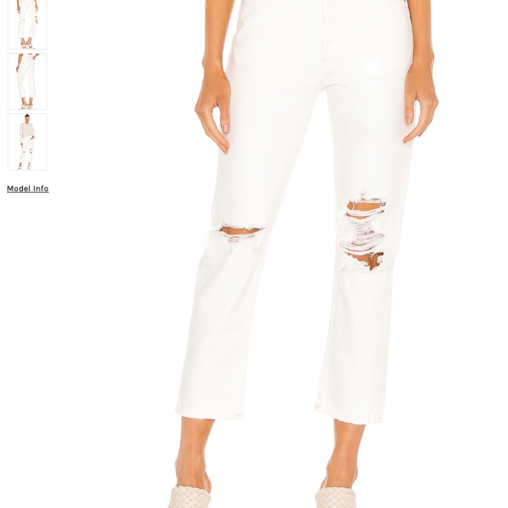 Agolde Los Angeles White Jeans
